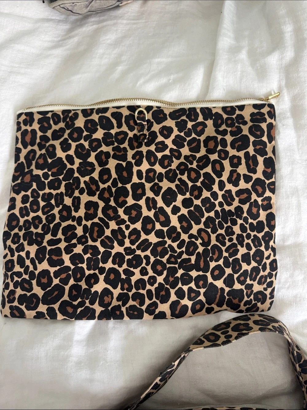 Rivedroite Paris Anti-Diaper bag Leopard Print Tote Bag in Tan and Black